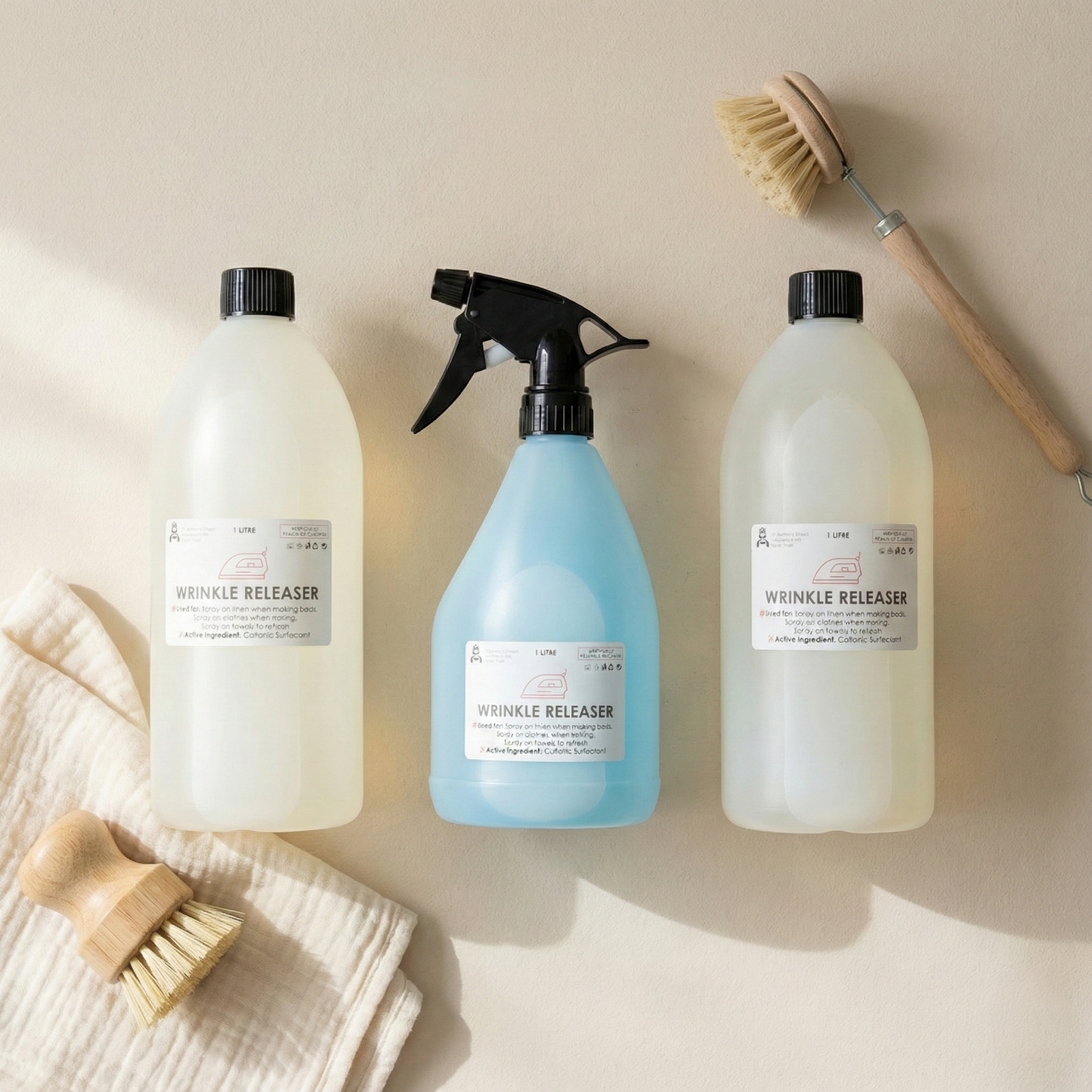 Wrinkle Releaser & Fabric Freshener Spray + Refill Combo