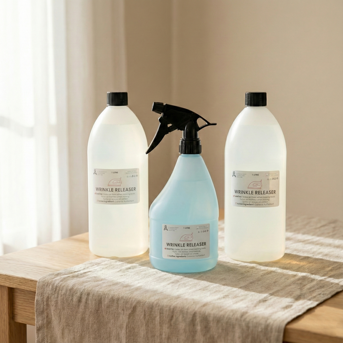 Wrinkle Releaser & Fabric Freshener Spray + Refill Combo